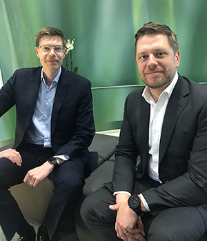 Antti Kontio and Joakim Holmström from MuniFin´s Funding Team.