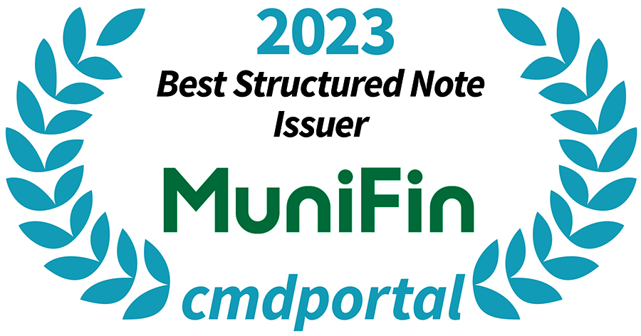 Best structured notes issuer wreath for MuniFin by CMD Portal