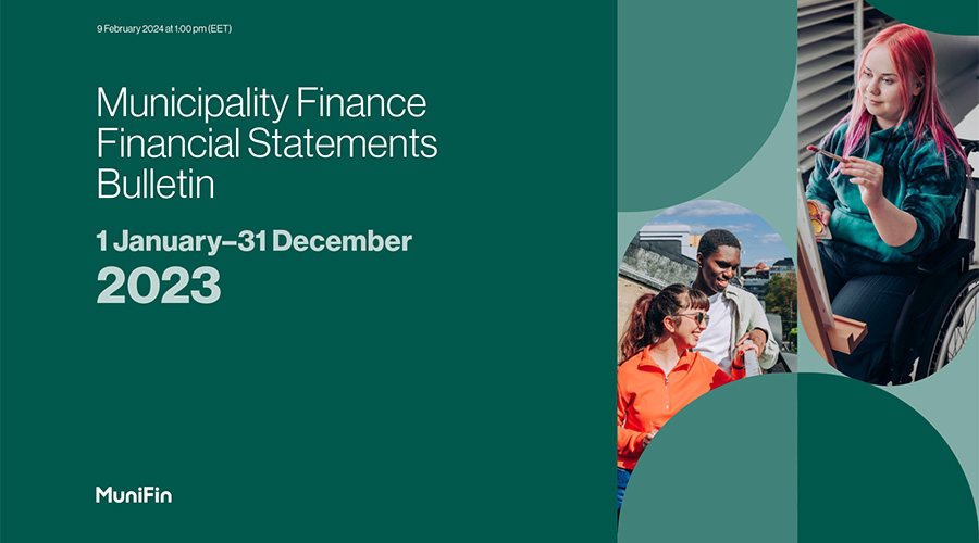 The cover of Munifin's Financial Statements Bulletin 2023