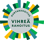 Kuvassa on Kuntarahoituksen vihreän rahoituksen logo.
