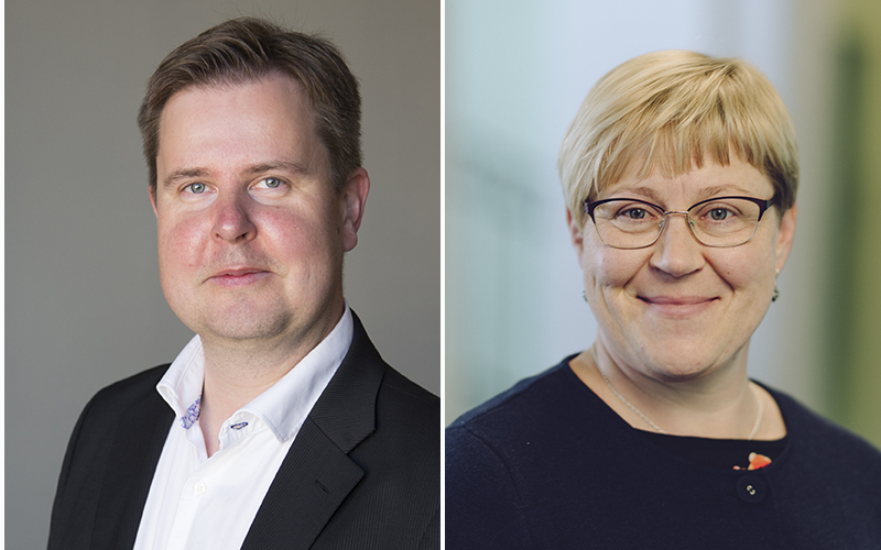 Kaksi kuvaa rinnakkain, toisessa on Jani Pitkäniemi ja toisessa Tanja Rantanen.