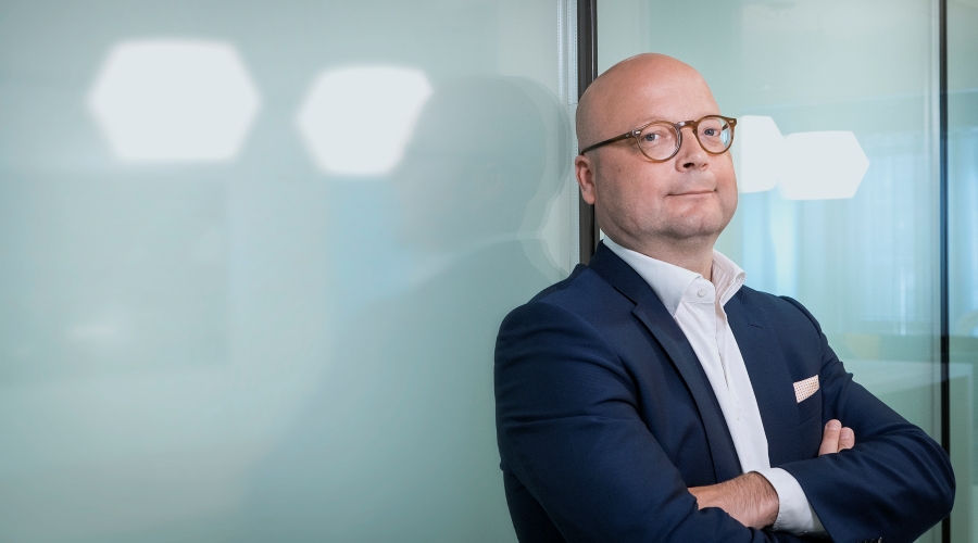 Kuvassa on Inspiran toimitusjohtaja Anssi Wright. Kuva: Sami Lamberg.