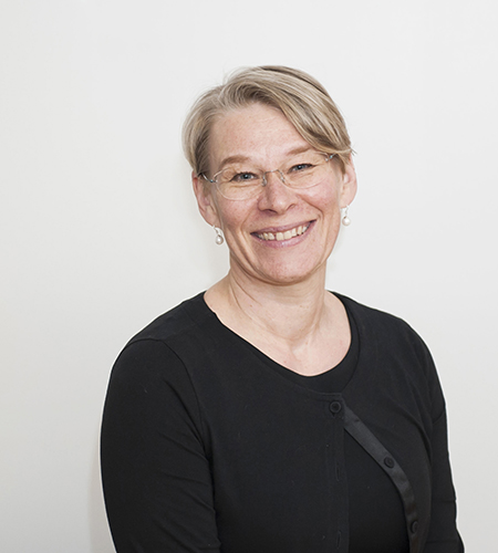 Lähikuva johtajaylihoitaja Heljä Lundgrén-Laineesta.