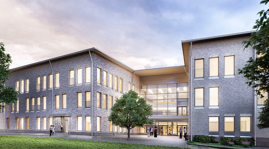 Conceptual frawing of Pirkkala campus.