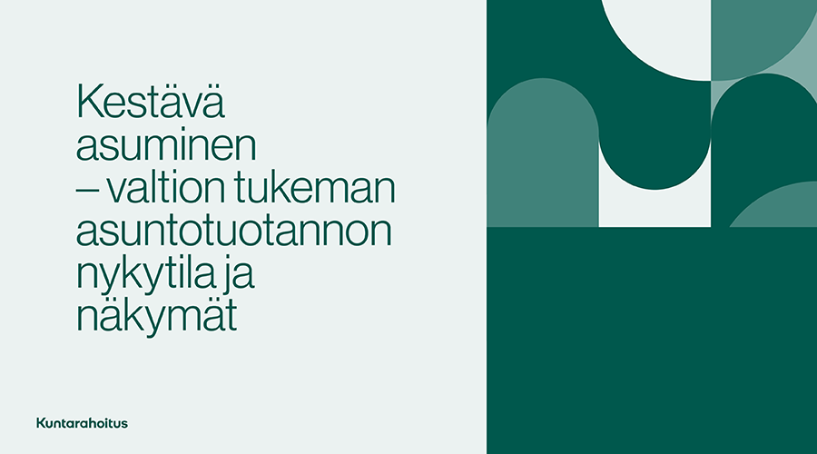 Kestävä asunto -keskustelupaperin kansikuva