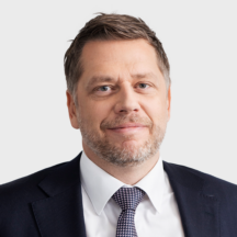 Joakim Holmström Executive Vice President, Capital Markets and Sustainability.