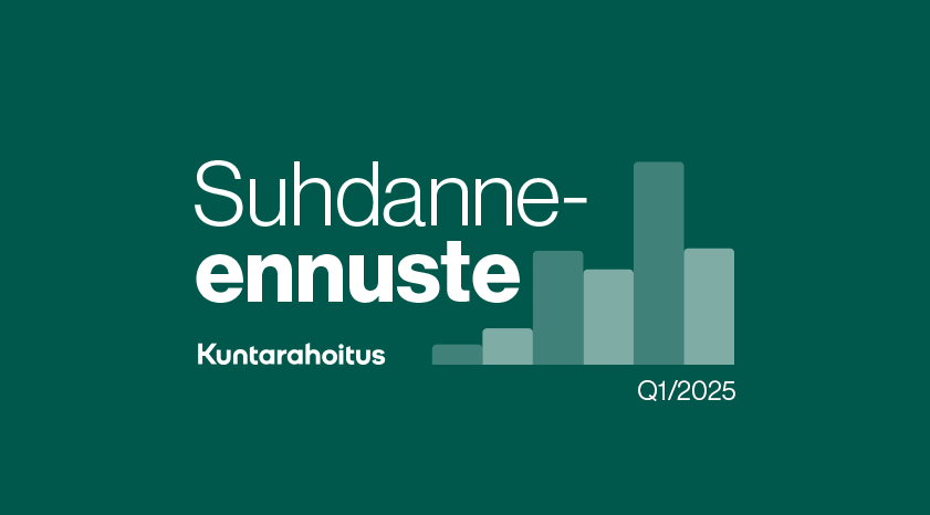 Kuvassa on Kuntarahoituksen suhdanne-ennusteen tunnus.