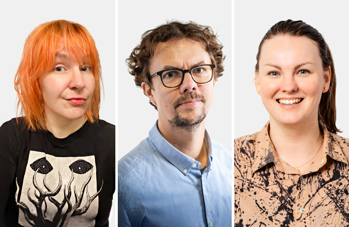 Laura Matikainen, Antti Kivijärvi ja Elsa Mantere