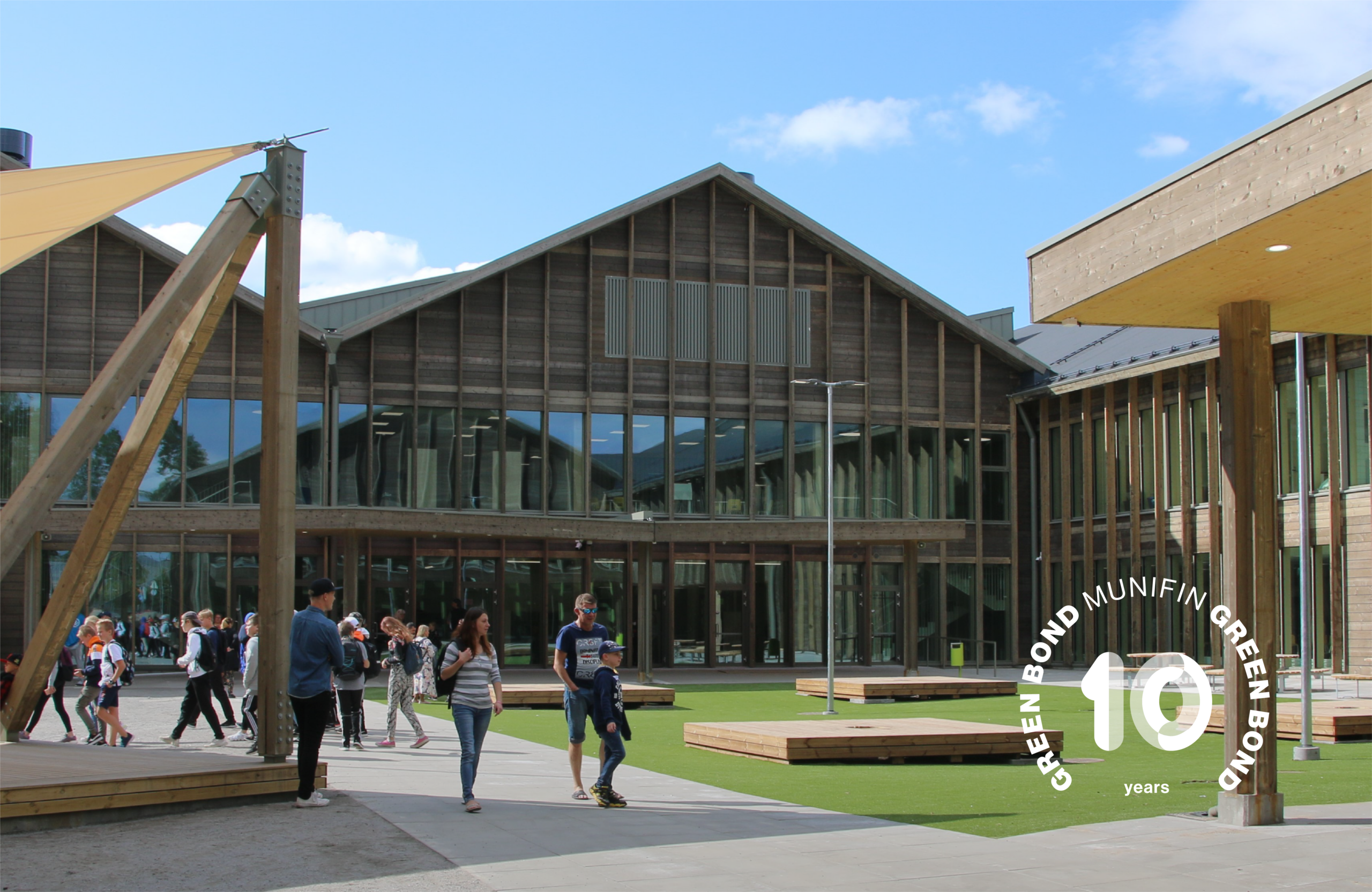Finland's largest wooden school “never sleeps” - MuniFin