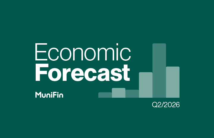 The logo of MuniFin's Economic Forecast.