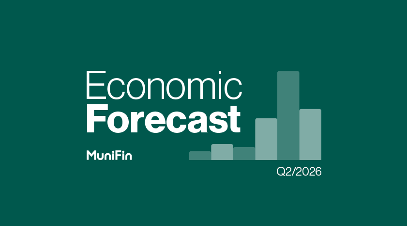 The logo of MuniFin's Economic Forecast.