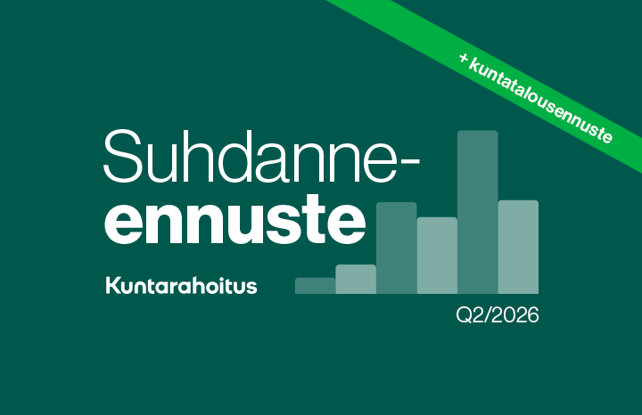 Kuvassa on Kuntarahoituksen suhdanne-ennusteen tunnus.