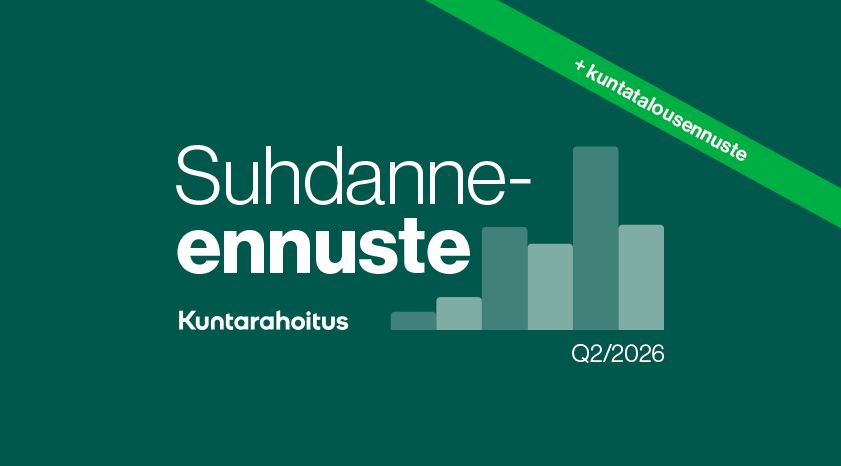Kuvassa on Kuntarahoituksen suhdanne-ennusteen tunnus.