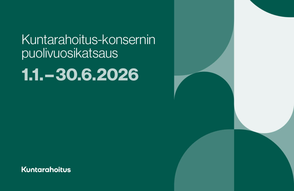 Kuntarahoituksen vuoden 2026 puolivuosiktsauksen kansikuva.