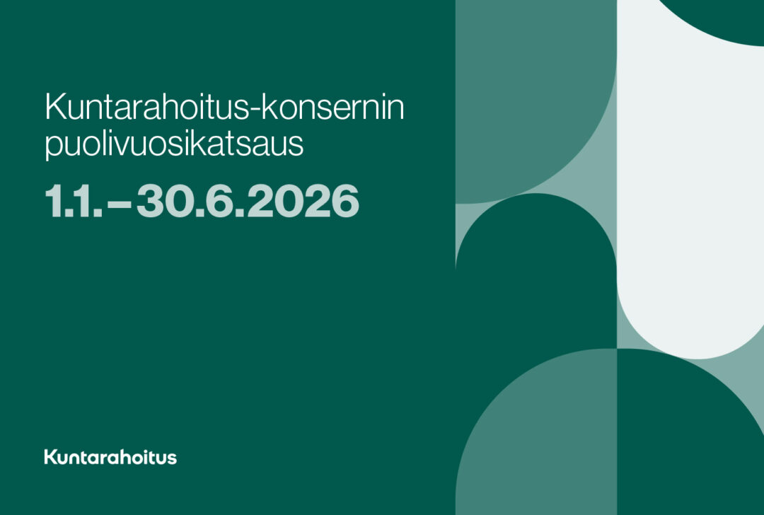 Kuntarahoituksen vuoden 2026 puolivuosiktsauksen kansikuva.