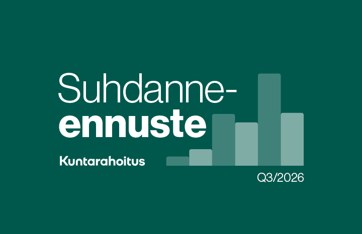 Kuvassa on Kuntarahoituksen suhdanne-ennusteen tunnus.