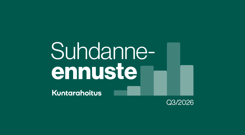 Kuvassa on Kuntarahoituksen suhdanne-ennusteen tunnus.